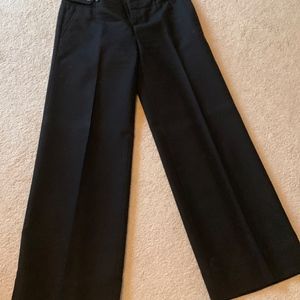 Black Wool Trouser